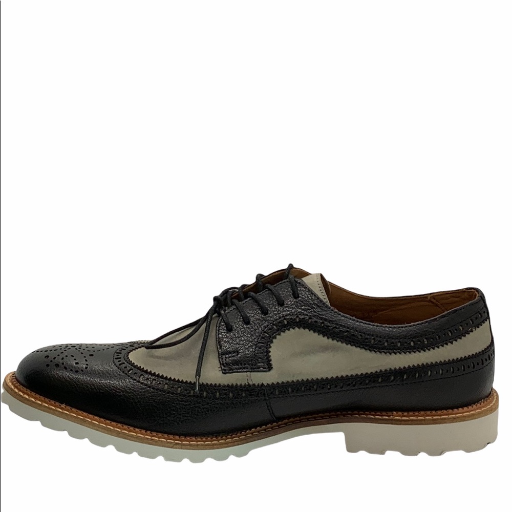 MARC JOSEPH NEW YORK Men’s SHOES LEATHER WINGTIP OXFORD NITB SIZE 11 1/2 - Picture 3 of 7